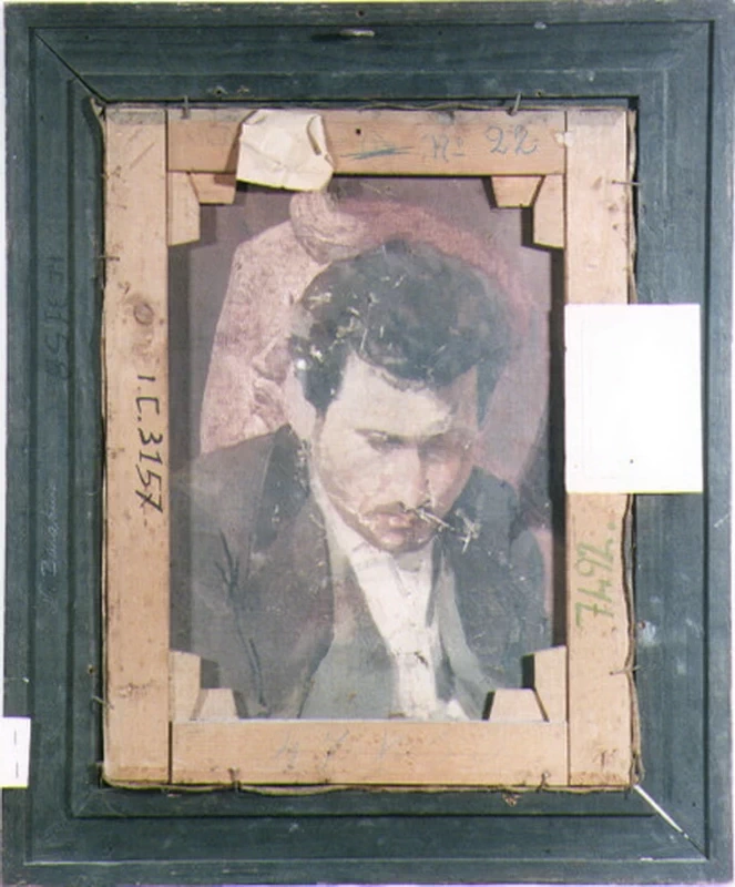 Ritratto d'uomo - retro, Capodimonte, Napoli